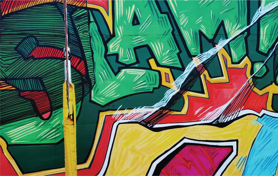 Mural MAZECREW — artă urbană, lucrarea 1