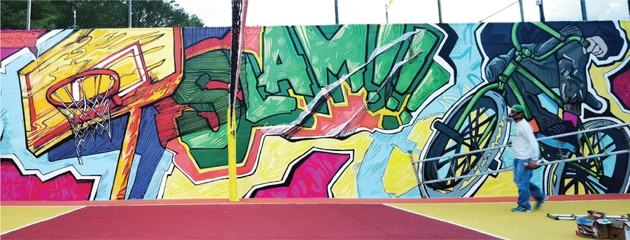 Mural MAZECREW — artă urbană, lucrarea 2