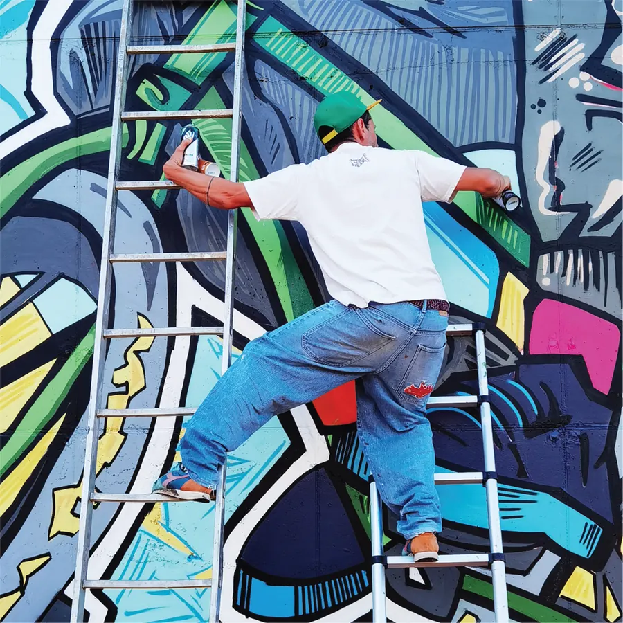 Mural MAZECREW — artă urbană, lucrarea 3