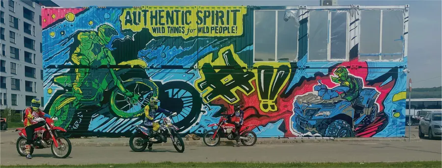 Mural MAZECREW — artă urbană, lucrarea 22