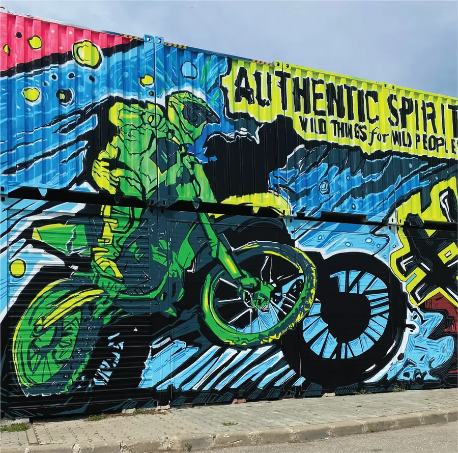 Mural MAZECREW — artă urbană, lucrarea 23