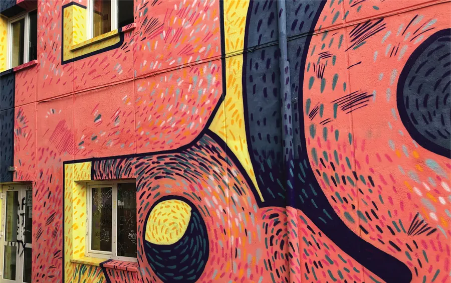Mural MAZECREW — artă urbană, lucrarea 27